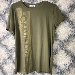 Calvin Klein Olive Women T-shirt
